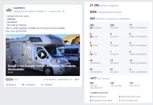 pubblicità su facebook esempio